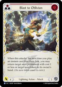 Blast to Oblivion (Red) (OSC007) [Blitz Deck Rosetta Oscilio]