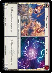 Comet Storm // Shock (OSC013) [Blitz Deck Rosetta Oscilio]