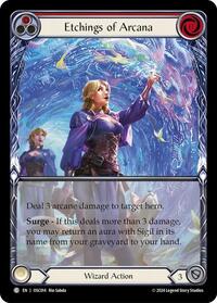 Etchings of Arcana (Red) (OSC014) [Blitz Deck Rosetta Oscilio]