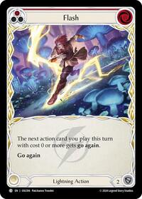 Flash (Red) (OSC016) [Blitz Deck Rosetta Oscilio]