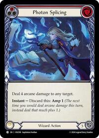 Photon Splicing (Red) (OSC018) [Blitz Deck Rosetta Oscilio]