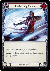 Trailblazing Aether (Red) (OSC019) [Blitz Deck Rosetta Oscilio]