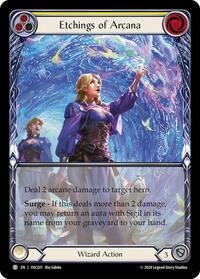 Etchings of Arcana (Yellow) (OSC021) [Blitz Deck Rosetta Oscilio]