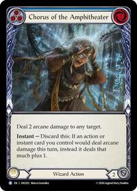 Chorus of the Amphitheater (Blue) (OSC022) [Blitz Deck Rosetta Oscilio]