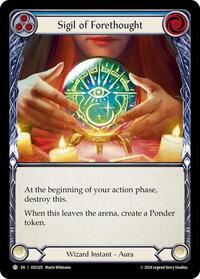 Sigil of Forethought (OSC025) [Blitz Deck Rosetta Oscilio]