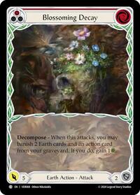 Blossoming Decay (Red) (VER008) [Blitz Deck Rosetta Verdance]