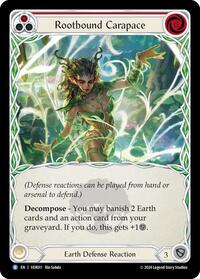Rootbound Carapace (Red) (VER011) [Blitz Deck Rosetta Verdance]