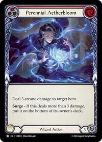 Perennial Aetherbloom (Red) (VER014) [Blitz Deck Rosetta Verdance]