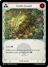 Fertile Ground (Red) (VER016) [Blitz Deck Rosetta Verdance]