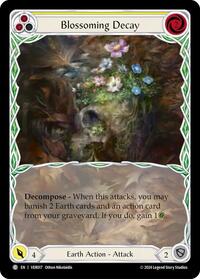 Blossoming Decay (Yellow) (VER017) [Blitz Deck Rosetta Verdance]