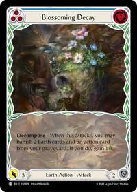 Blossoming Decay (Blue) (VER019) [Blitz Deck Rosetta Verdance]
