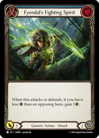 Fyendal's Fighting Spirit (Blue) (VER021) [Blitz Deck Rosetta Verdance]
