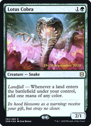 Lotus Cobra (193s) [Zendikar Rising Promos]