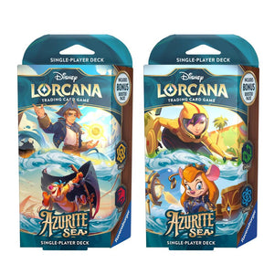 Disney Lorcana Azurite Sea Starter Deck Set of 2
