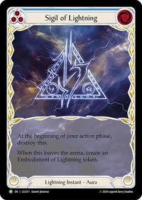 Sigil of Lightning (Extended Art) - LGS311 (LGS311) [Flesh and Blood Promo Cards]