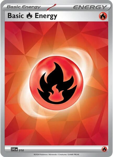 Basic Fire Energy (010) [SV07 Stellar Crown]