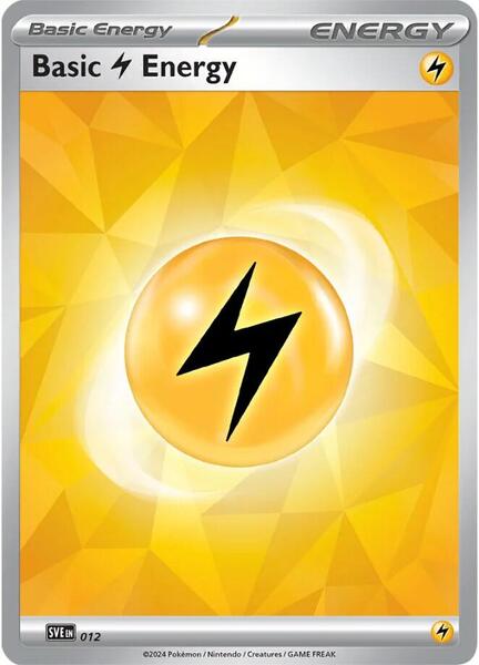 Basic Lightning Energy (012) [SV07 Stellar Crown]