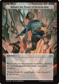 Behold the Power of Destruction (Full Art) (328) [Archenemy: Duskmourn]