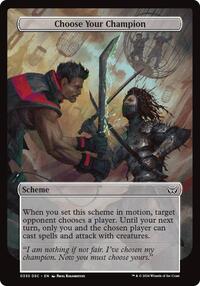 Choose Your Champion (Full Art) (330) [Archenemy: Duskmourn]