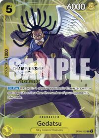 Gedatsu (Championship 2024 Finalist Card Set) (OP05-102) [One Piece Promotion Cards]