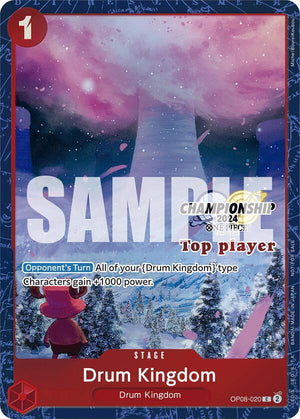 Drum Kingdom (Championship 2024 Top Player Pack) (OP08-020) [One Piece Promotion Cards]