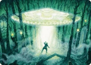 Unidentified Hovership Art Card (2) [Duskmourn: House of Horror Art Series]