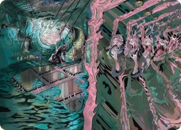 Mirror Room // Fractured Realm Art Card (36) [Duskmourn: House of Horror Art Series]