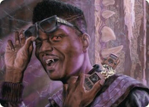 Dashing Bloodsucker Art Card (6) [Duskmourn: House of Horror Art Series]