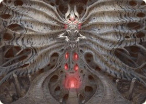 Valgavoth, Terror Eater Art Card (10) [Duskmourn: House of Horror Art Series]