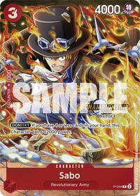 Sabo (CS 2024 Event Pack) (P-044) [One Piece Promotion Cards]