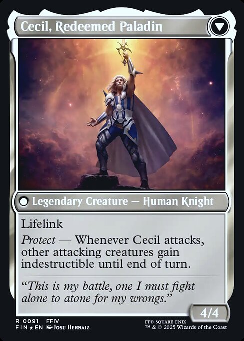 Cecil, Dark Knight // Cecil, Redeemed Paladin (91s) [Final Fantasy Promos]