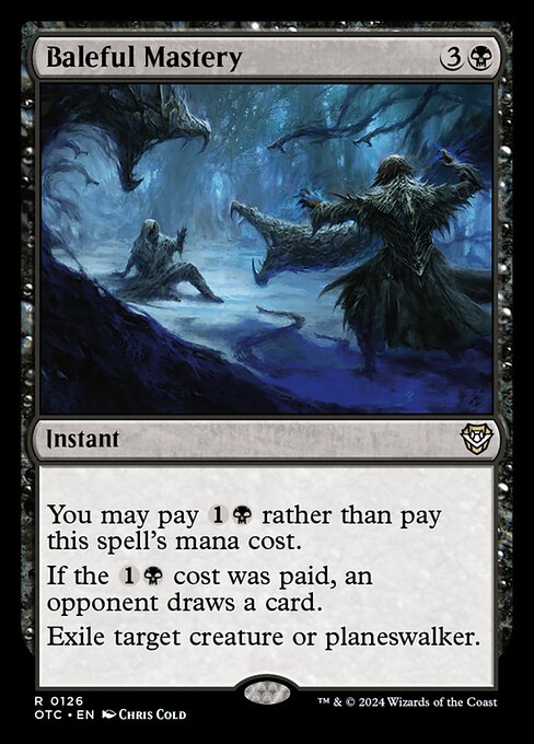 Baleful Mastery (126) [Outlaws of Thunder Junction Commander]