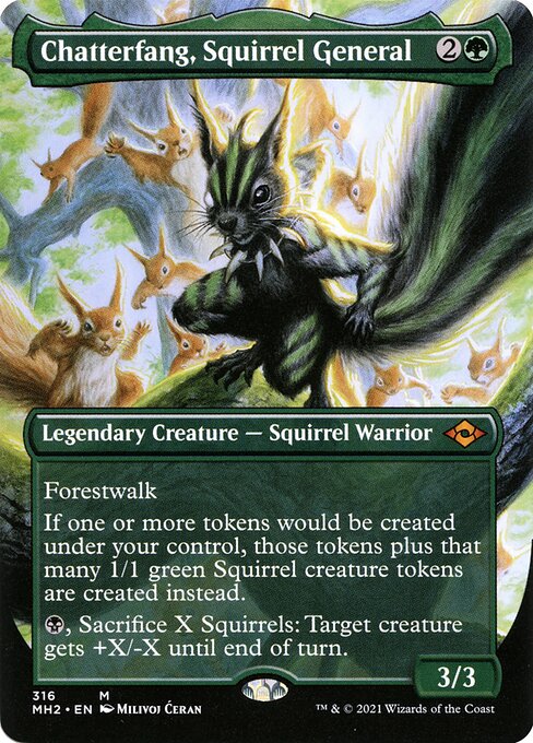 Chatterfang, Squirrel General (316) [Modern Horizons 2] [Borderless]