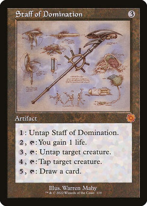 Staff of Domination (119) [The Brothers' War Retro Artifacts]