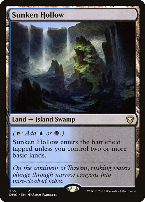 Sunken Hollow (235) [Dominaria United Commander]