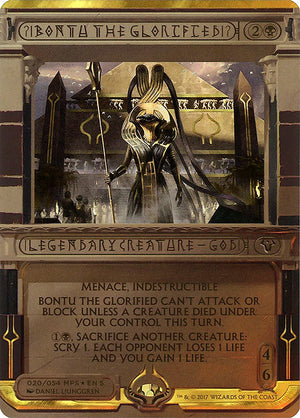 Bontu the Glorified (20) [Amonkhet Invocations] [Borderless]