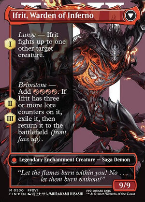 Clive, Ifrit's Dominant // Ifrit, Warden of Inferno (530) [Final Fantasy] Reverse