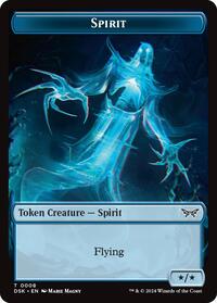 Spirit (0008) Token (8) [Duskmourn: House of Horror]