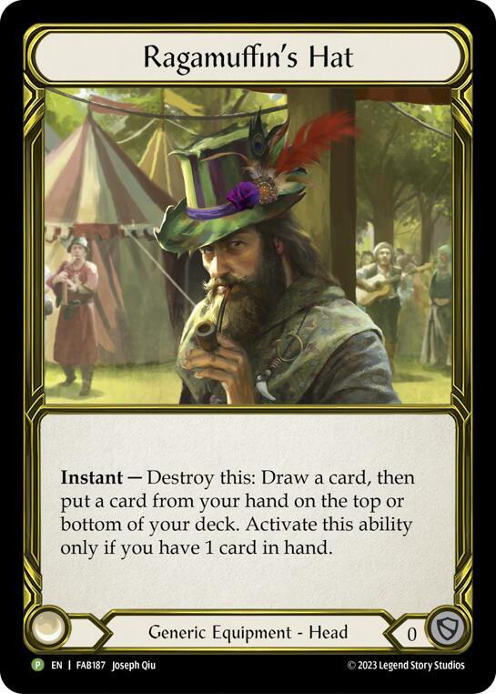 Ragamuffin's Hat (Golden) - FAB187 [Flesh and Blood Promo Cards]