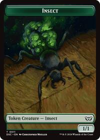 Insect (0011) // Ooze (0014) Double-Sided Token (11 // 14) [Duskmourn: House of Horror Commander]