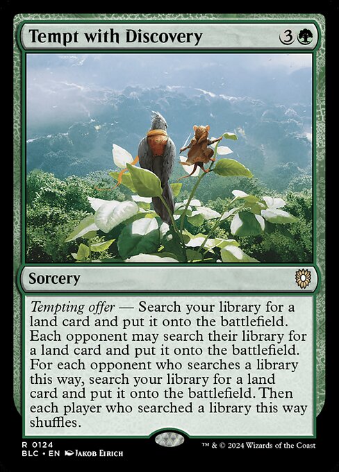 Tempt with Discovery (124) [Bloomburrow Commander]