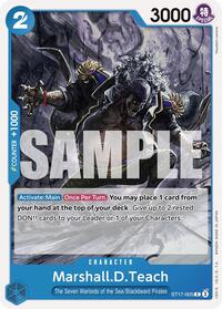Marshall.D.Teach (ST17-005) [Starter Deck 17: BLUE Donquixote Doflamingo]