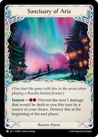 Sanctuary of Aria (FLR029) [Blitz Deck Rosetta Florian]