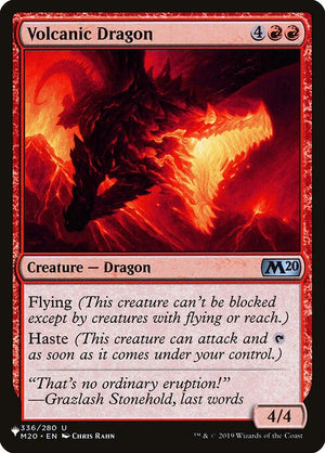 Volcanic Dragon (M20-336) [The List]