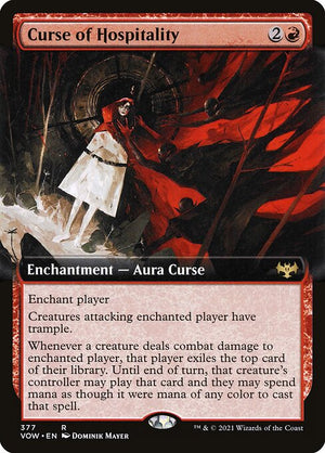 Curse of Hospitality (377) [Innistrad: Crimson Vow] [Extended Art]