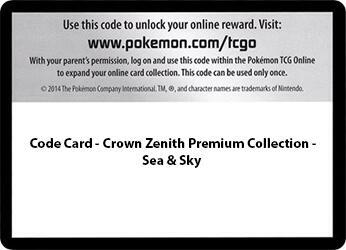 Code Card - Sea & Sky Premium Collection [Crown Zenith]