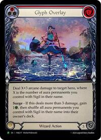 Glyph Overlay (Red) (Alternate Art) - FAB277 (FAB277) [Flesh and Blood Promo Cards]