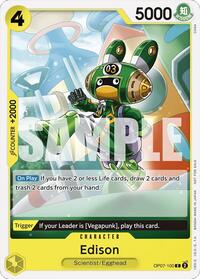 Edison (Tournament Pack 2024 Oct.-Dec.) (OP07-100) [One Piece Promotion Cards]