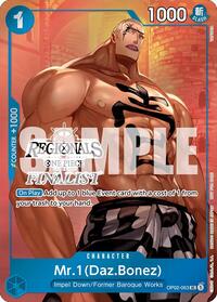 Mr.1 (Daz.Bonez) (Offline Regional 2024 Vol. 3) [Finalist] (OP02-063) [One Piece Promotion Cards]