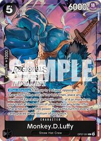 Monkey.D.Luffy (091) (Offline Regional 2024 Vol. 3) [Finalist] (OP07-091) [One Piece Promotion Cards]